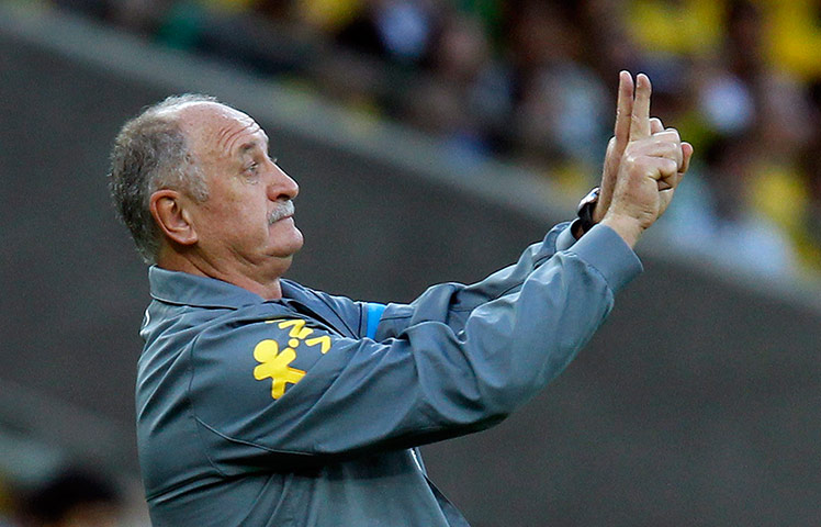 sport: Brazil's coach Luiz Felipe Scolari