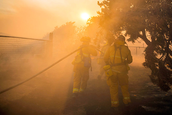 wildfire: California wild fire