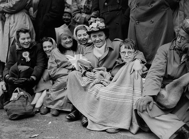 Queen's coronation 1953: A woman and her son who camped out overnight