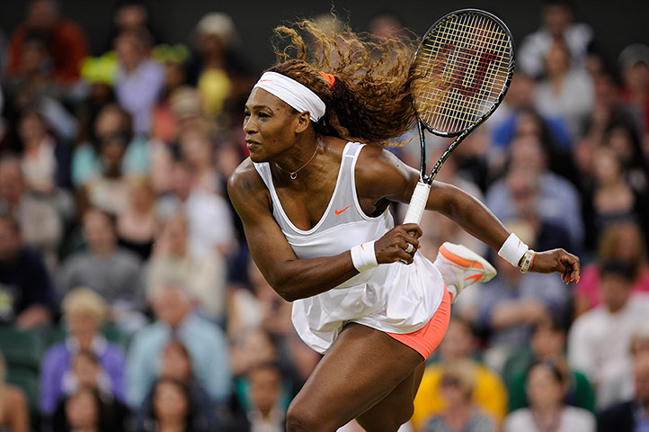 tom wimbo day 6: Serena Williams