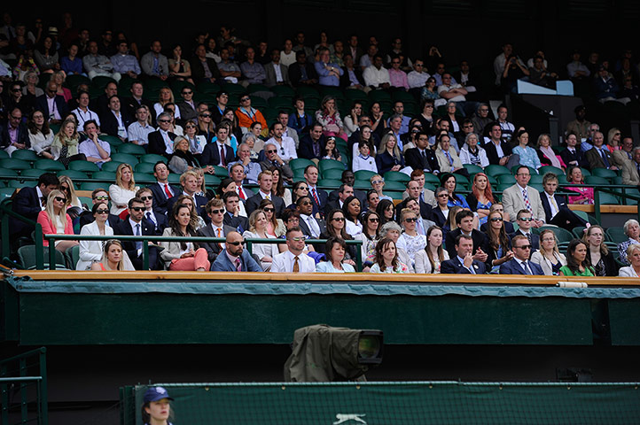 tom wimbo day 6: Olympic and Paralympic stars in the Royal Box