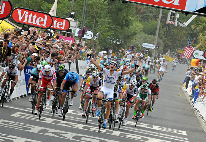TDF: Marcel Kittel of Team Argos-Shimano just has the legs to take first place