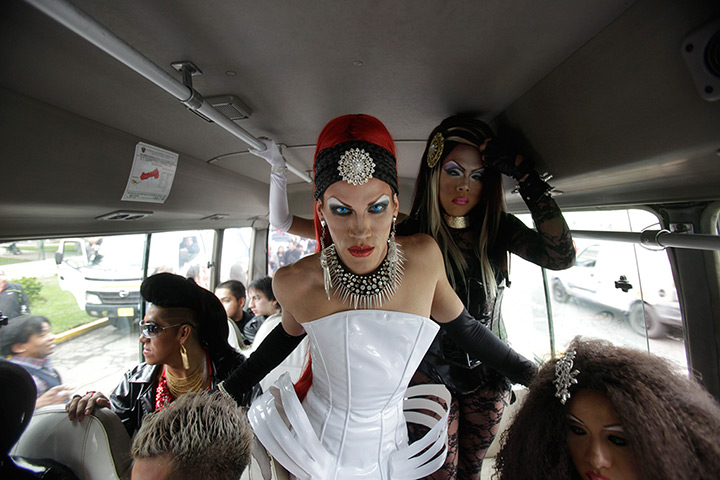 weekend in pictures: Lima, Peru: Drag queen 