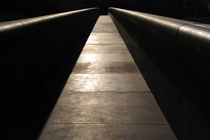 The MuCEM: Walkway of the Museum of Civilisations of Europe and the Mediterranean