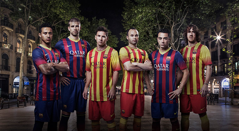 2013/14 kits: Barcelona kit