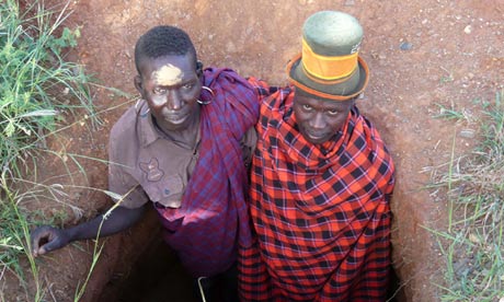 Semi-nomadic herders in Karamoja