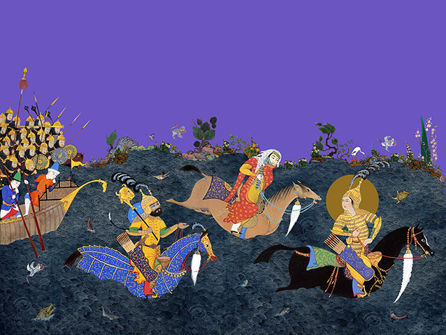 Tehran Bureau: Kay Khosrow leaves Tur and heads for his homeland Iran 