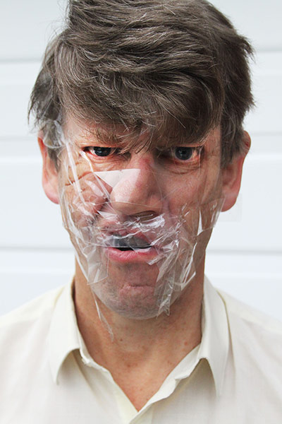 In pictures: Weekend readers' best photographs-mask of sellotape