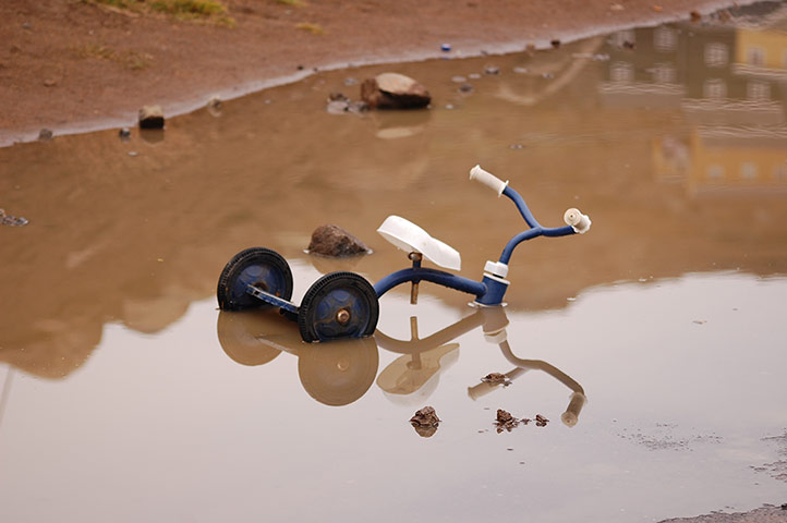 Readers Pictures: Readers Pictures - tricycle in water