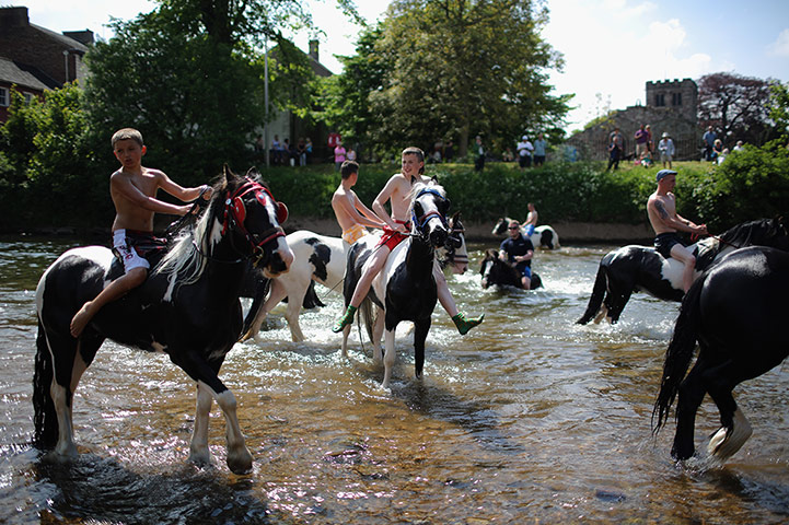 Appleby Fair: Travellers Attend The Annual Appleby Horse Fair
