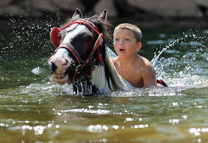 Appleby Fair: Travellers Attend The Annual Appleby Horse Fair