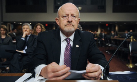 James Clapper, the US director of national intelligence, has been named in ACLU's lawsuit. Photograph: Michael Reynolds/EPA