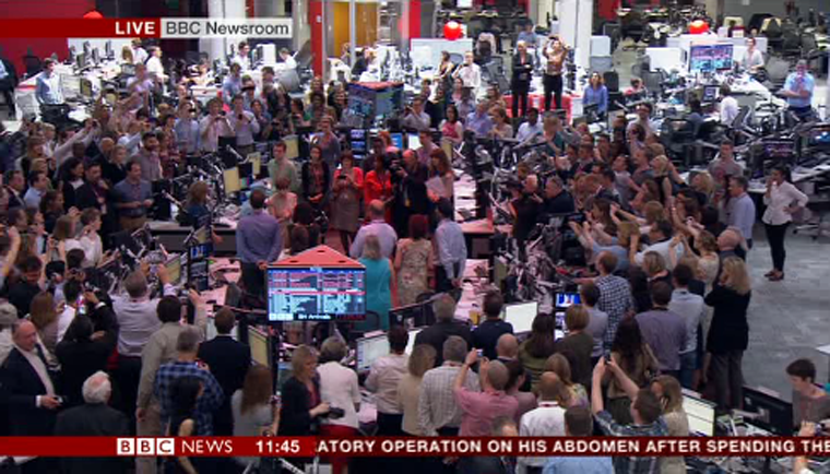 BBC newsroom
