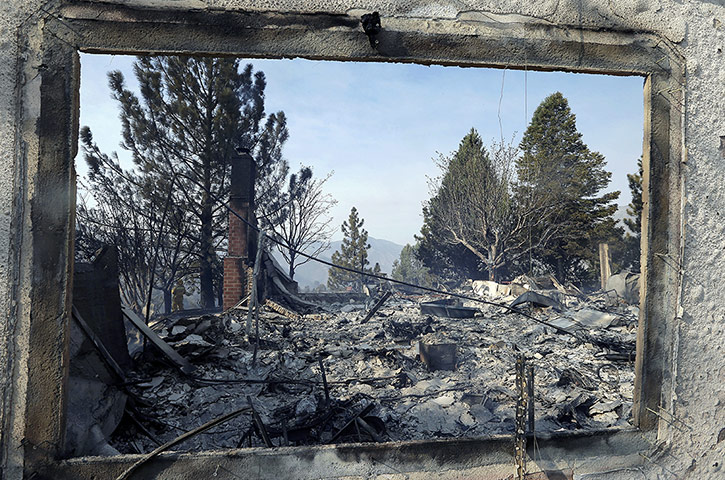 20 Photos: A desolate scene at the Angeles National Forest after wildfires