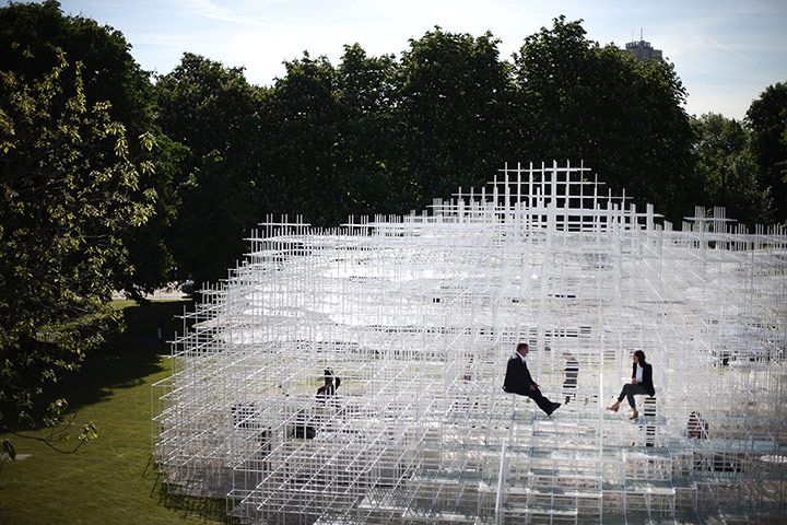 20 Photos: Opening Of The Serpentine Gallery Pavilion Designed By Sou Fujimoto