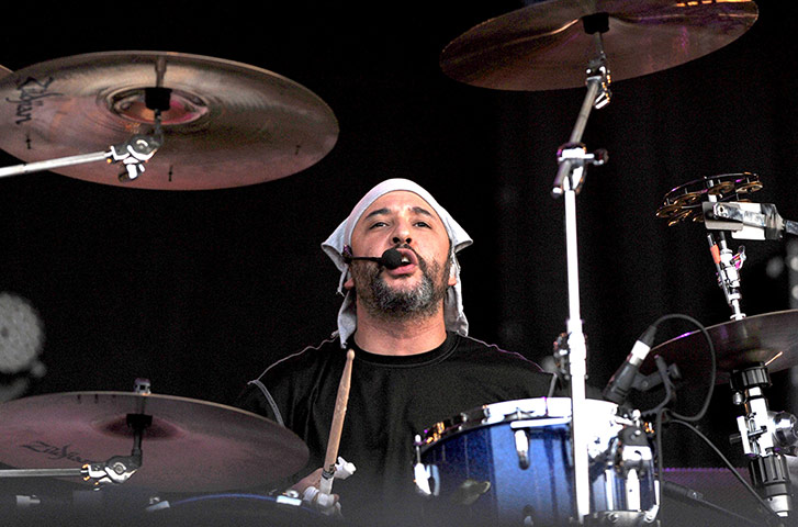 Stone Roses: Stone Roses in concert at Finsbury Park, London, Britain - 07 Jun 2013