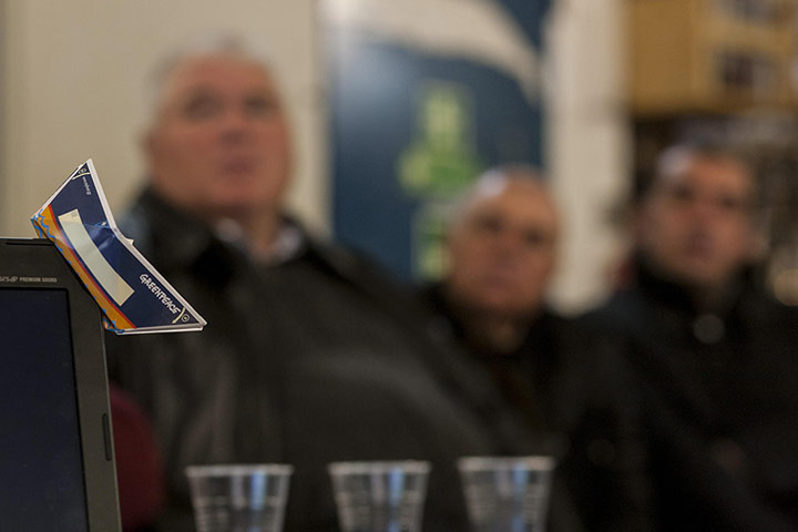 Greenpeace Arctic Sunrise: Fishermen Workshop on Arctic Sunrise in Romania