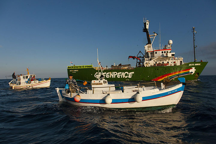 Greenpeace Arctic Sunrise: Small Scale Fishermen in Greece