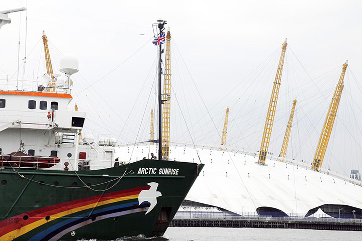Greenpeace Arctic Sunrise: Arctic Sunrise in the United Kingdom