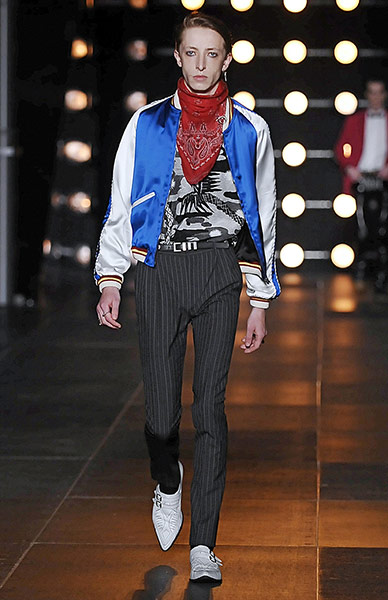 Paris menswear:: Saint Laurent : Runway - Paris Fashion Week - Menswear S/S 2014