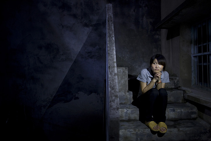 Love on the assembly line: Six months after Yuanyuan Tang posed with her husband, she is seeing less o