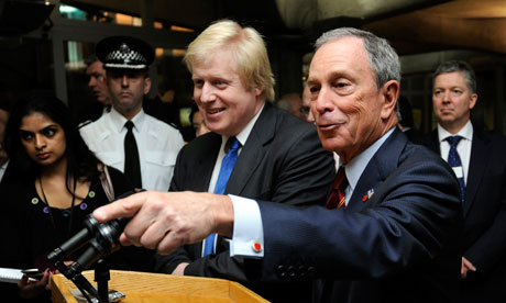 Boris Johnson and Mayor Bloomberg