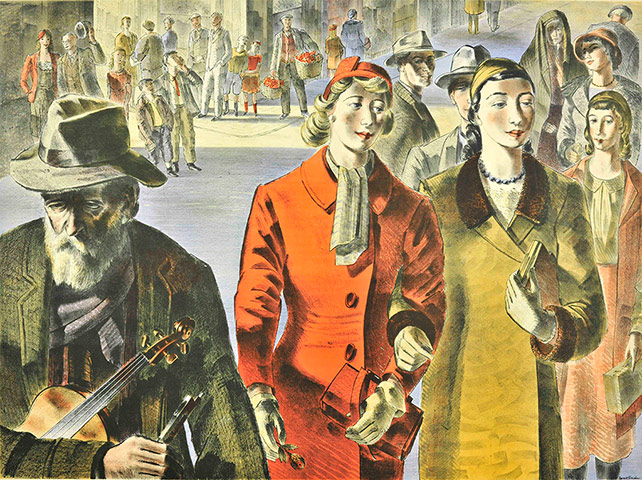 Lyons: Barnett Freedman, People, 1947