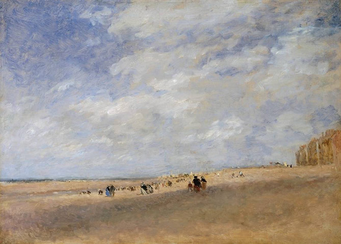 Sea picture: Rhyl Sands circa 1854