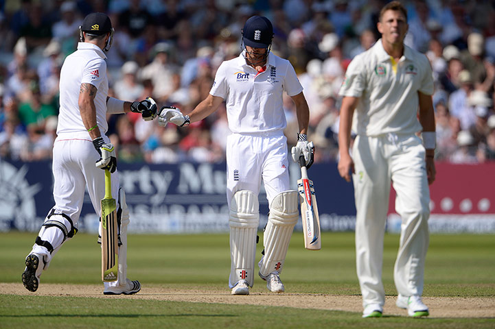 sport: 1st ashes test day two
