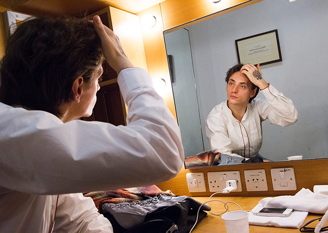 Coppelia: Sergei Polunin in his dressing room 