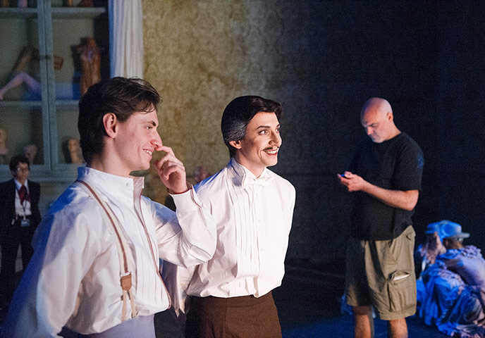 Coppelia: Sergei Polunin (Franz) and Anton Domashev (Dr Coppelius) 