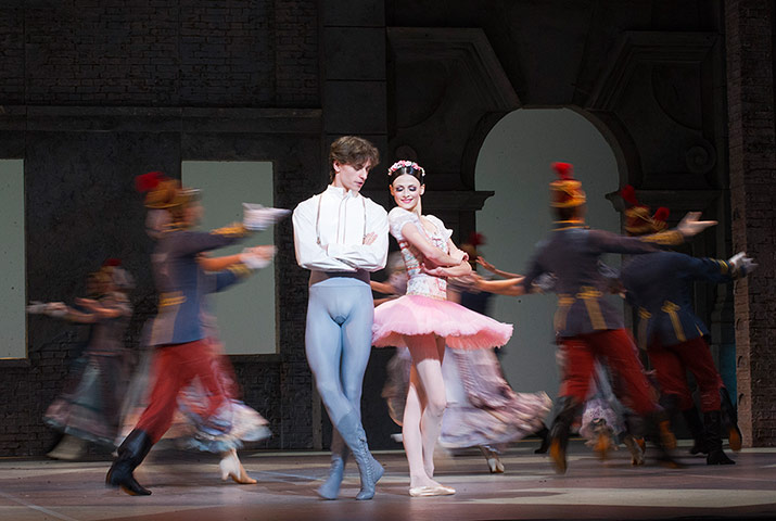 Coppelia: Sergei Polunin (Franz) and Kristina Shapran (Swanhilda)