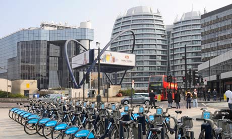 Old Street roundabout, also known as Silicon Roundabout