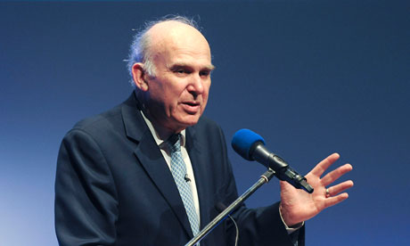 Business secretary Vince Cable