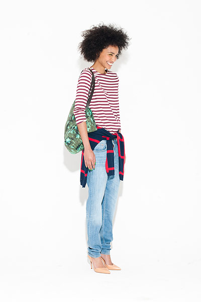 All Ages:  Avril wears top, £89, by Laurence Doligé, from <a href=