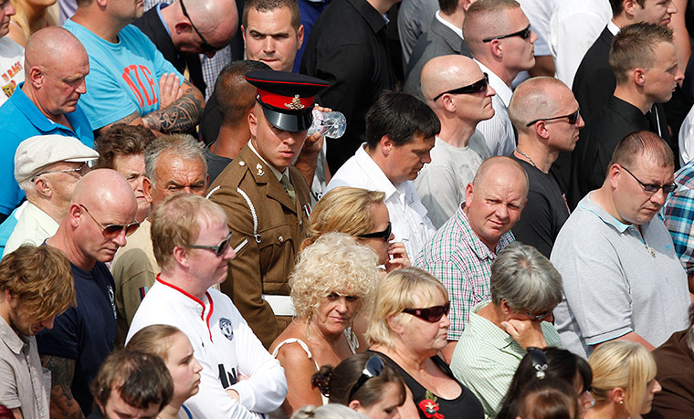 Lee Rigby's funeral: Mourners