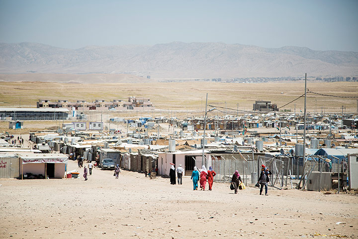 Eddie Izzard: Ambassador, Eddie Izzard, visited Domiz refugee camp