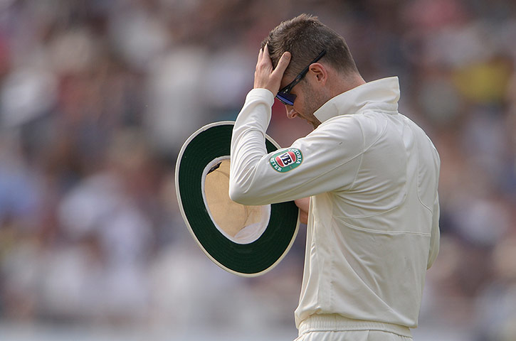 cricket match: 1st ashes test day three