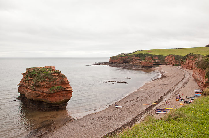 Beaches: Ladram Bay