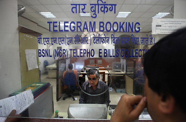 Indian telegraph closes: Central Telegraph Office in New Delhi
