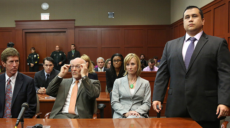 Zimmerman not guilty: George Zimmerman in court