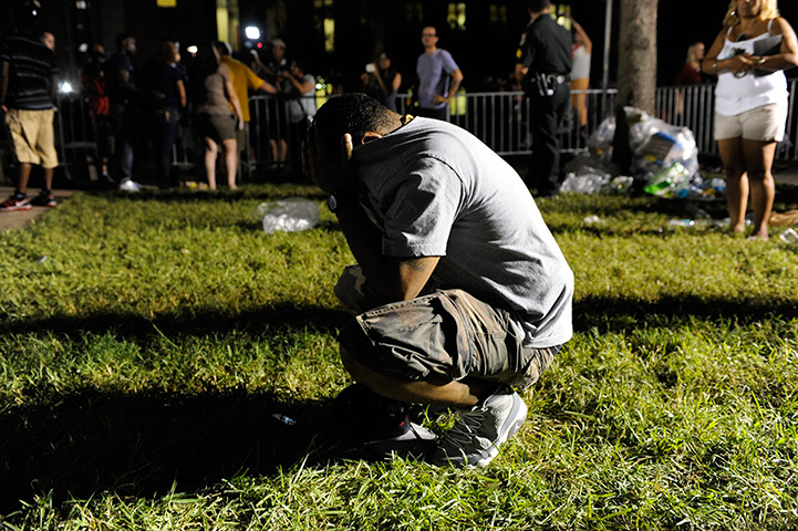 Zimmerman not guilty: Demonstrators react to the not guilty verdict