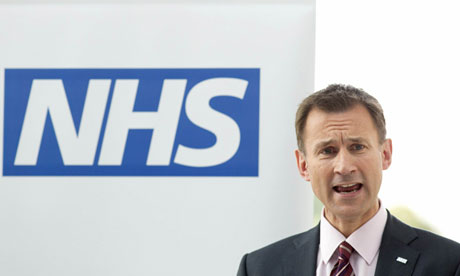Health secretary Jeremy Hunt