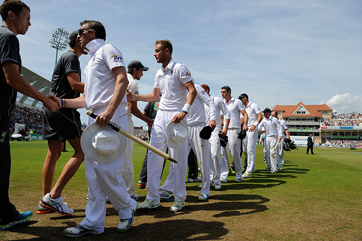 1st ashes test day five: 1st ashes test day five