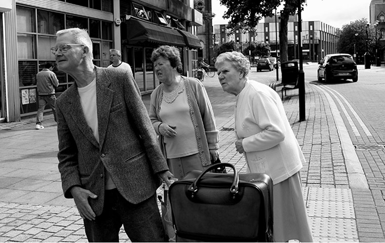 In Pictures- Sway: In Pictures Sway - People leaning in the street 