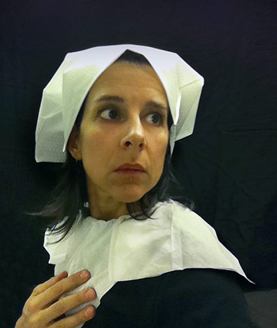 Big Picture-Katchadourian: Big Picture - Lavatory self-portraits in the  Flemish style using napkins