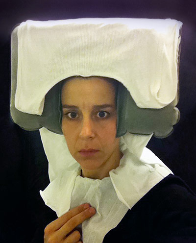 Big Picture-Katchadourian: Big Picture - Lavatory self-portraits in the  Flemish style using napkins