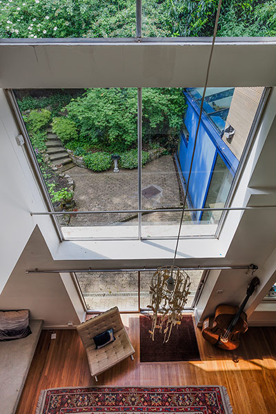 In pictures - Highgate: Space-Highgate House-View of garden from living room