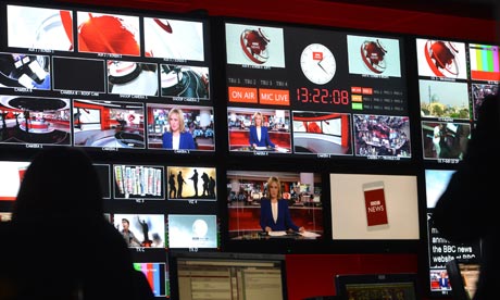 Inside the BBC's newsroom at Broadcasting House - marketing success requires brands to emulate the a