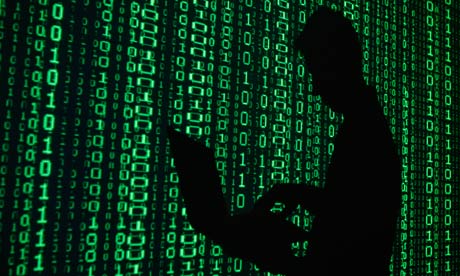 Man holding a laptop